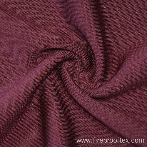 Fireproof Cotton Acrylic Blend Purple Thermal Fabric